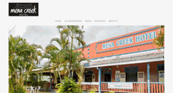 Desktop Screenshot of menacreekhotel.com.au